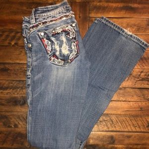 Distressed Miss Me jeans